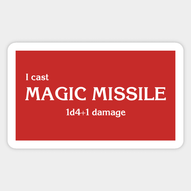 D&D: Magic Missile Sticker by Kiaxet